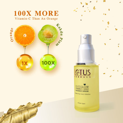 Lotus Herbals Whiteglow Vitamin C Gold Radiance Serum